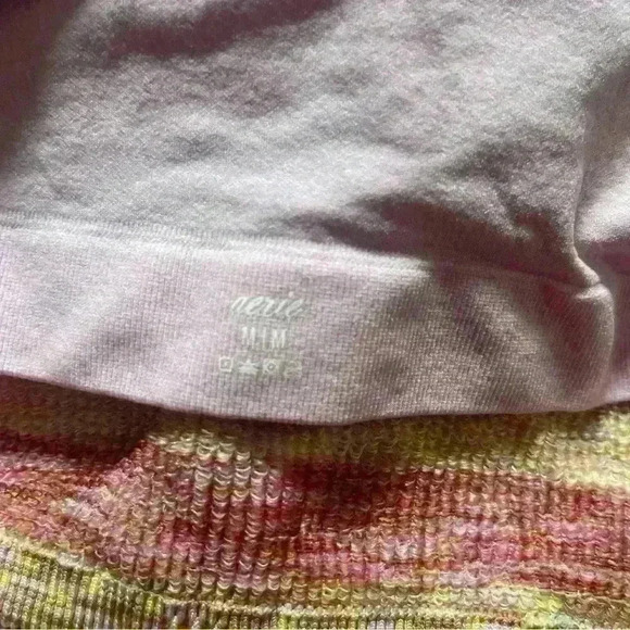 Aerie Seamless Ring Longline Bralette Pink Multicolor Size M - Picture 7 of 7